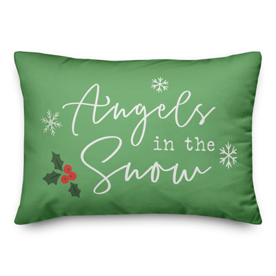  Coussin rectangulaire Angels in the Snow
