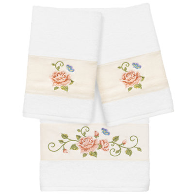 Rebecca 3 Piece Turkish Cotton Towel Set