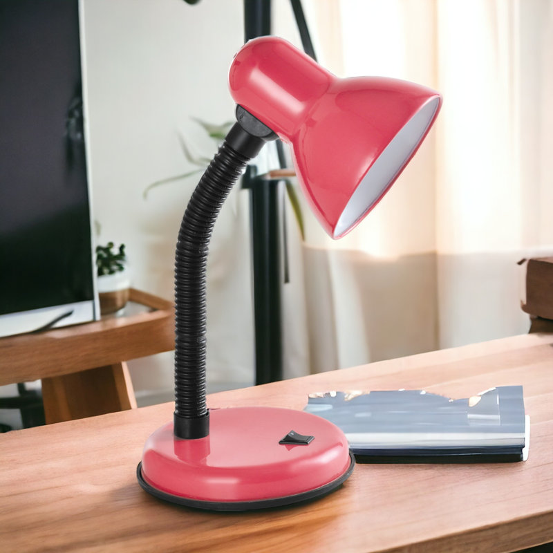 Naheda Metal Desk Lamp, Pink