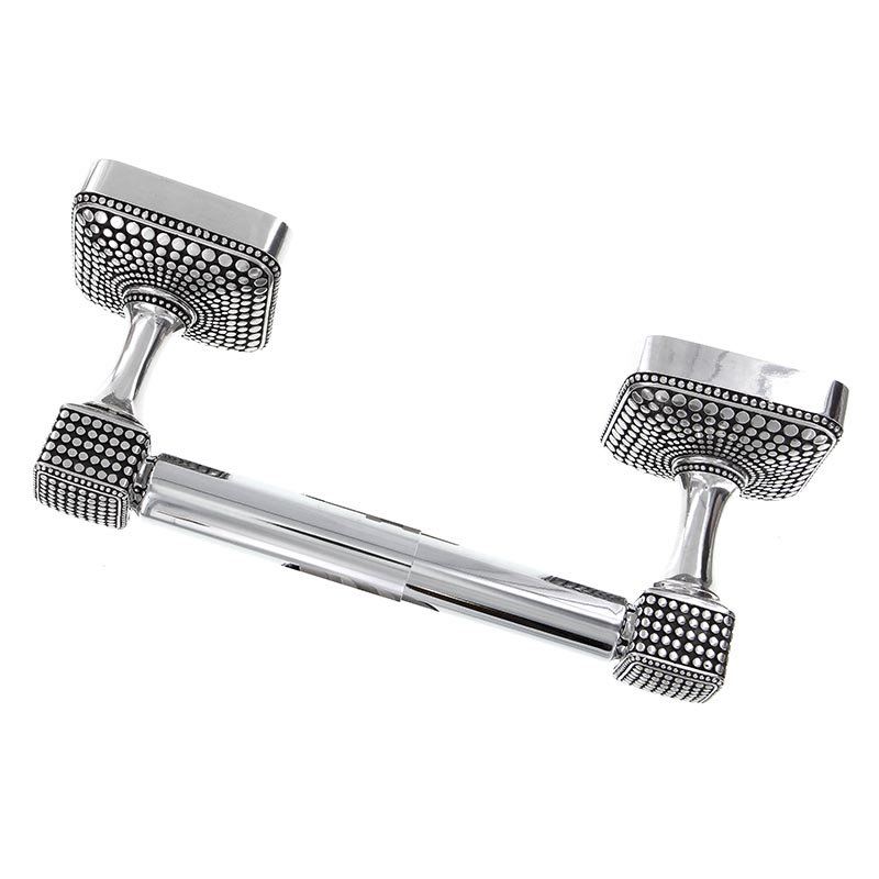 Tiziano Wall Mounted Toilet Paper Holder, Vintage Pewter