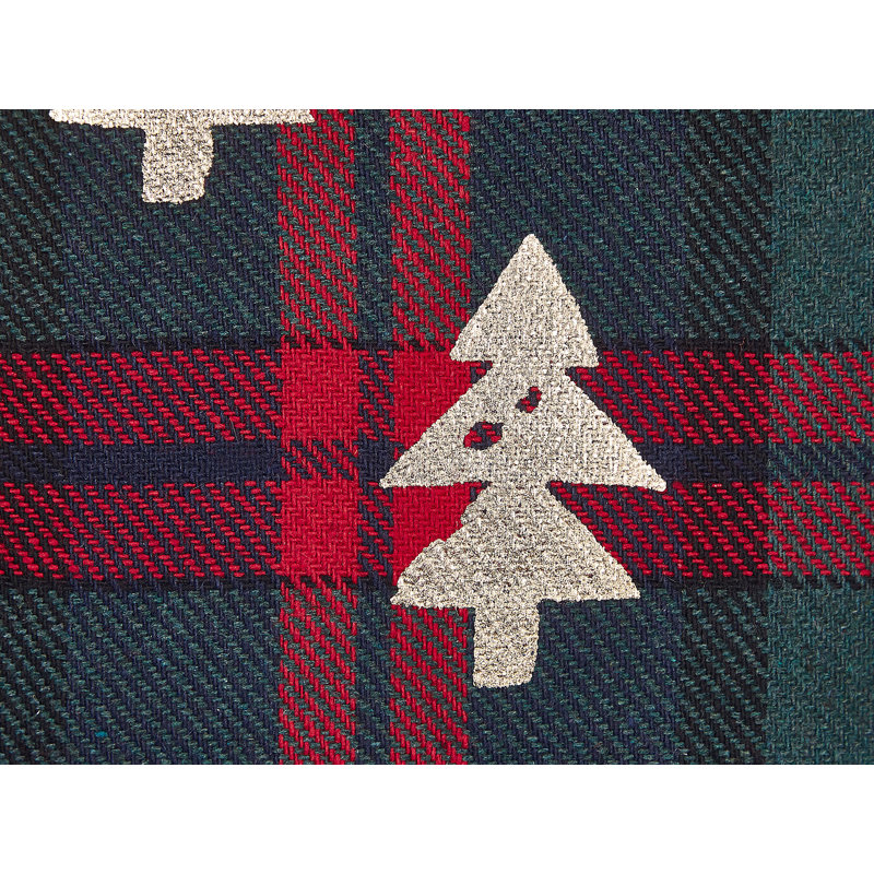 Zyaire Plaid Square Cushion