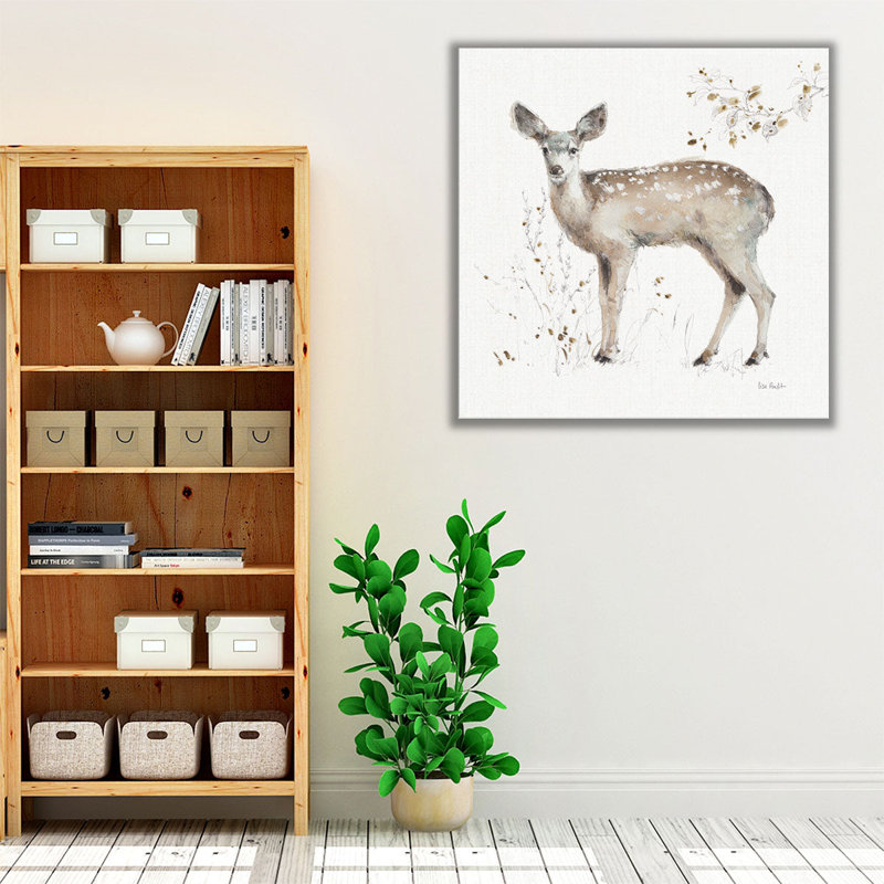 «A Woodland Walk», reproduction d'art sur toile, H 12 po x l 12 po