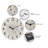 Peden Outdoor Round Poly Resin Wall Clock 15"-1435067952