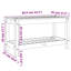 Alzugaray Solid Wood Outdoor Bench-707743955-707743949