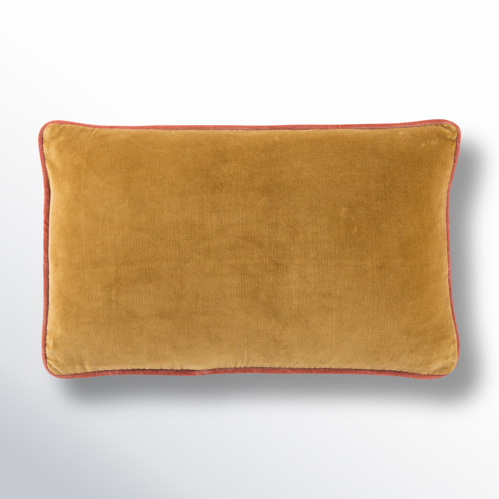 Amory Cotton Lumbar Throw Pillow, Polyester, Blueberry