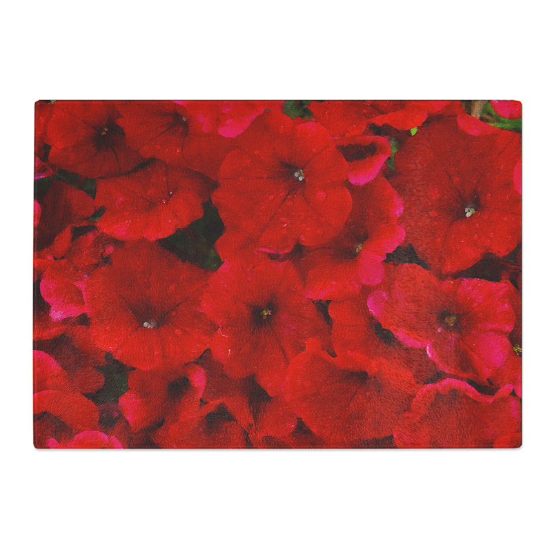 Seeing Flowers Chopping Board, 0.4cm H x 28.5cm W x 39cm L