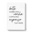 Coffee Types Typography - Wrapped Canvas-64024746