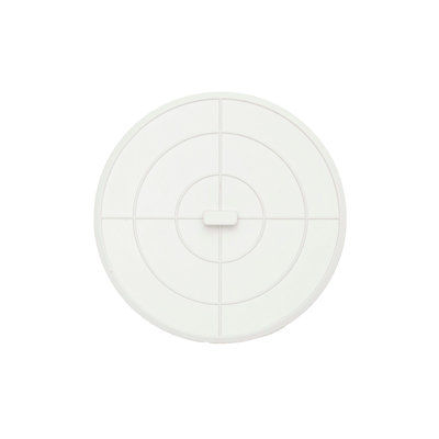 Kenney Rubber Drain Stopper, 5" Diameter, White