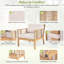 Ensemble de canapé de patio 5 pièces avec détails en corde et tables basses