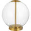Lampe de table en verre et métal Hurley avec interrupteur à 3 voies 