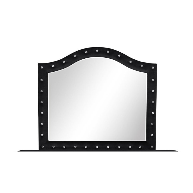 Miroir de commode Rausch, Noir
