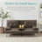 Owlex Modern Convertible Futon Sofa w/ Removable Armrests, 2 Cupholders-1050080144