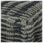 Pouf carré en tissu Walle, repose-pieds multifonction bleu sarcelle - Tabouret d'appoint polyvalent et coussin de sol