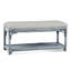 Summer Retreat Wicker Shelf Storage Bench-71425204-71425234