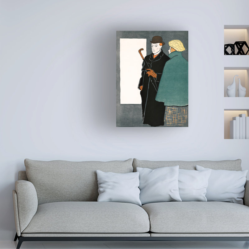 Art sur toile, Bachelor Edward Penfield, H 19 po x l 14 po