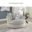 Fauteuil d'appoint pivotant surdimensionné Gwenith Place-96687521