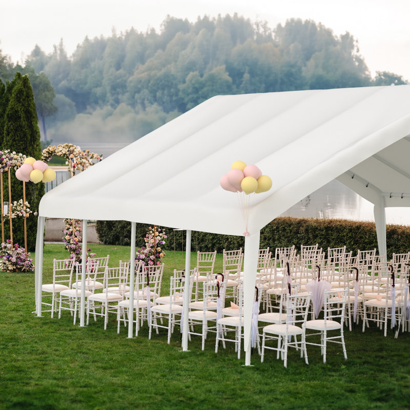 20 Ft. W x 26 Ft. D Metal Party Tent