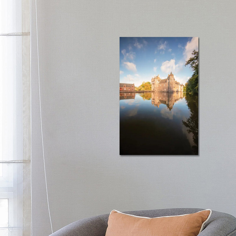 The Ancient Castle by Philippe Manguin - Wrapped Canvas Painting, 66.04 cm H x 45.72 cm W