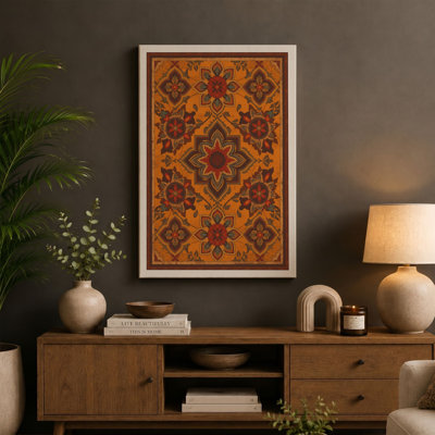 Ornate Eastern Tapestry Eclectic - Wrapped Canvas