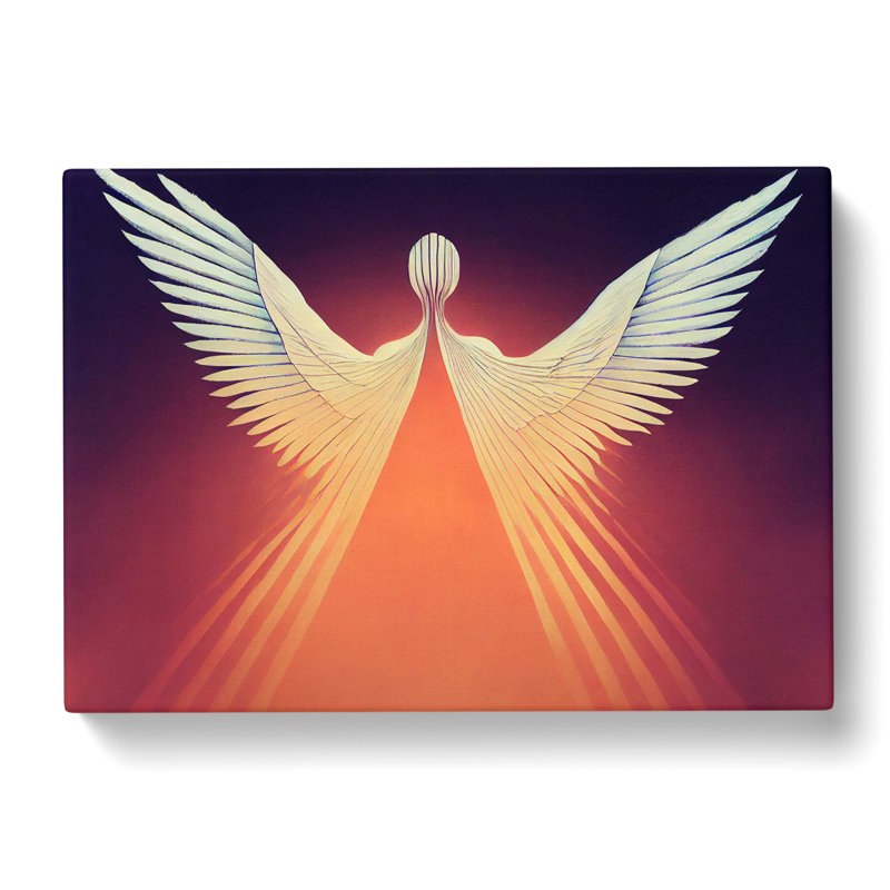 Heavenly Angel Abstract - Wrapped Canvas, 50cm H x 76cm W x 3cm D