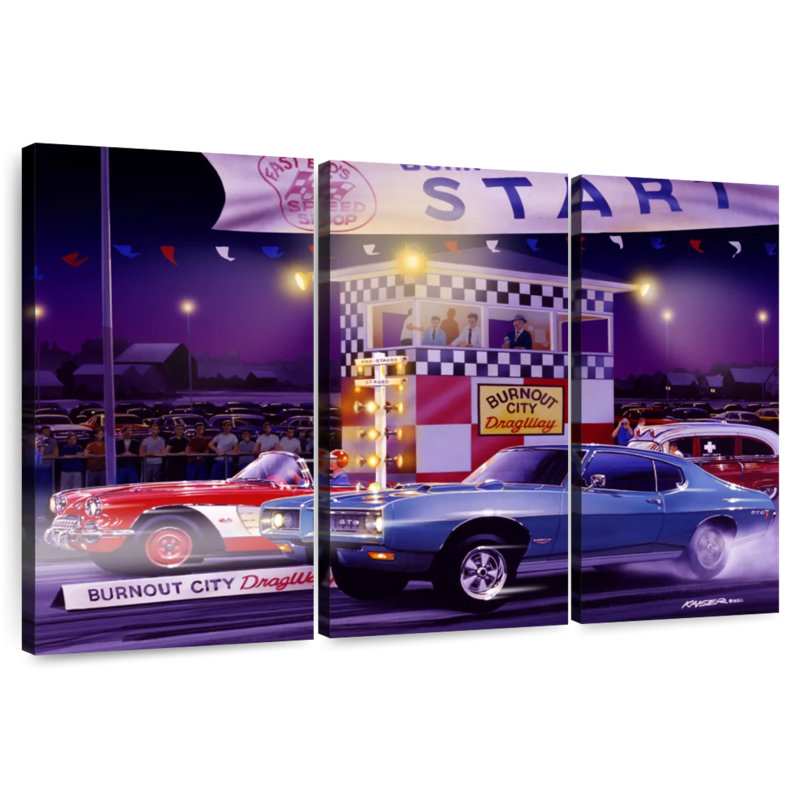 Mehar Drag City, 24" H x 38" W
