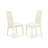 5 Piece Dinette Set for 4 Includes an Oval Dining Table with Butterfly Leaf and 4 Linen Fabric Kitchen Dining Chairs, Linen White-1926666990-2001394785-2001394787