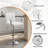 Pete Swivel Upholstered Adjustable Height Counter Stool with Metal Frame-1797545793