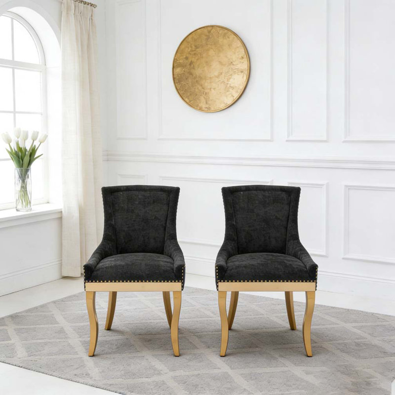 Chenille Dining Chairs