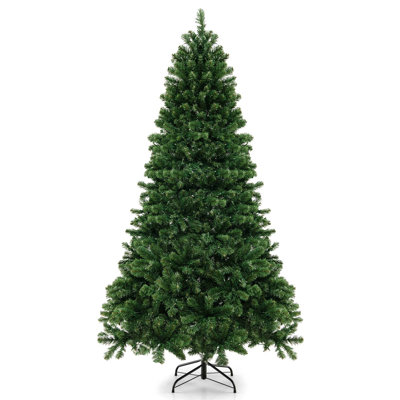 8' Lighted Pine Christmas Tree