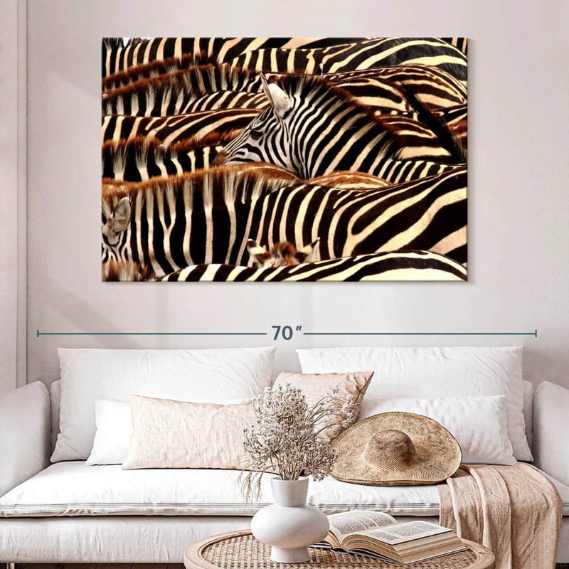 Brampt Serengeti Zebra Stripes, 34" H x 51" W