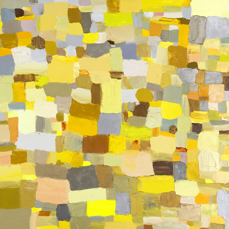" Bee Pollen " by Eli Halpin, 16" H x 16" W, Wrapped Canvas