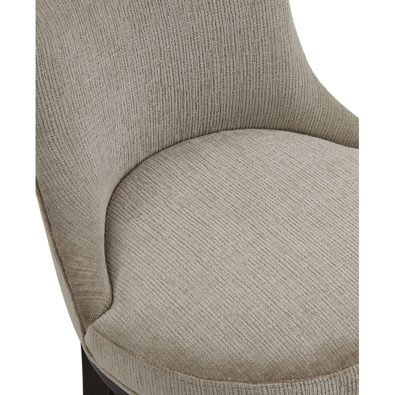 Tabouret de comptoir rembourré Lucia, Taupe, 1, Tabouret de comptoir (hauteur d'assise 26,4 po)