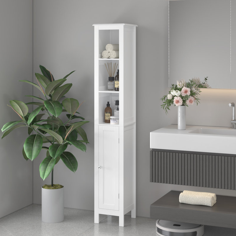 Armoire de rangement de 66,92 po de hauteur avec tablettes réglables