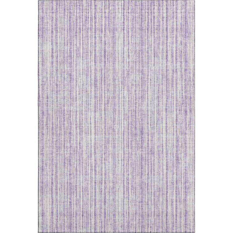 Premium Machine Washable Prisco Lavender Rug