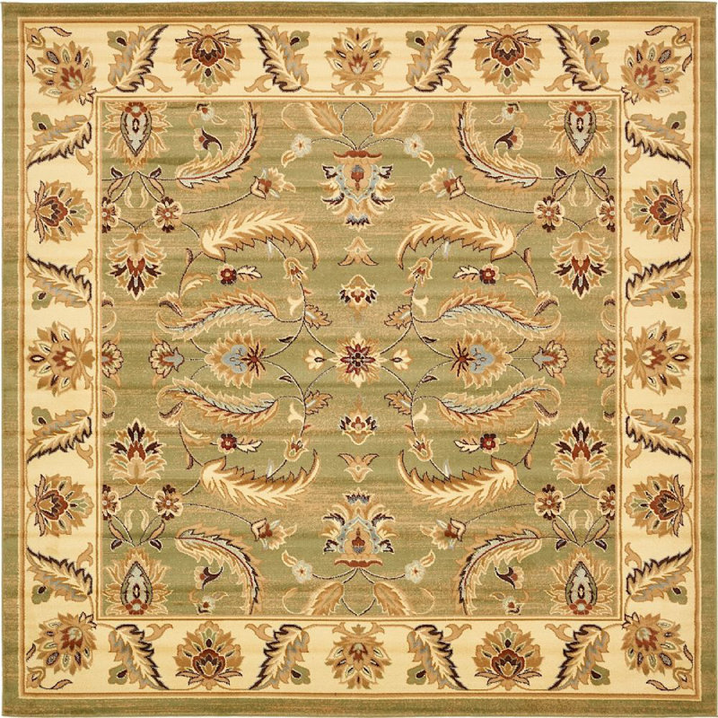 Odyssey Oriental Indoor Rug, Square 6'