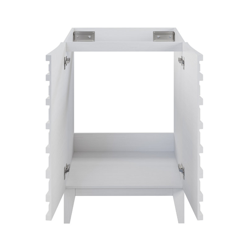 Meuble-lavabo blanc 24 po Cascade, Blanc