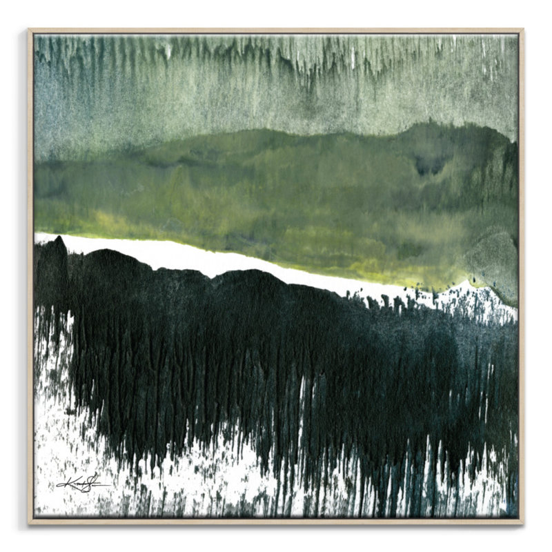 Kathy Morton Stanion - Print on Canvas, 41cm H x 41cm W, Timber Floater Frame