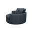 Fauteuil demi-tonneau en polyester de 61 po Ashonte Anjuan-234916334