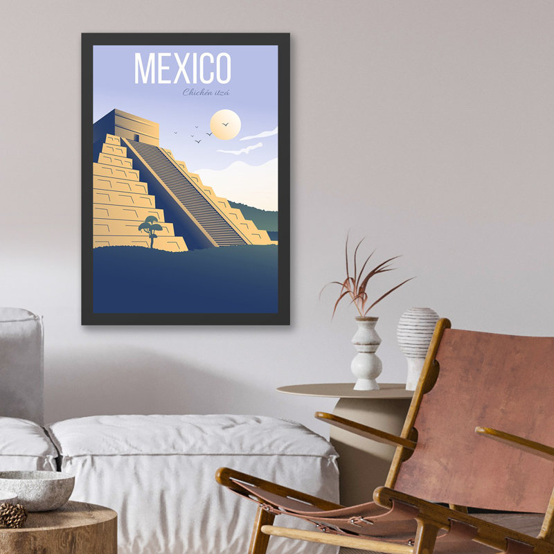 Elegant Framed MDF Wall Art, 100% MDF & Polystyrene Frame, 21.7 x 29.5 inches | UV Digital Printing | Perfect for Home Decor, Living Room & Office | Easy to Hang with Included Wall Mount