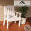 Chaise de patio robuste à dossier haut 600 lb-72018537