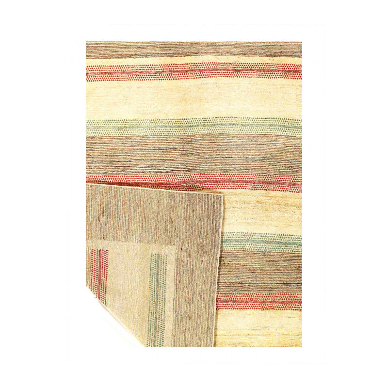 Leston One-of-a-Kind 6'5'' X 6'9'' Hand Knotted Area Rug