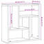 Wall Shelf 45.1x16x45.1 cm Engineered Wood-1879299563