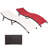 Outdoor Metal Chaise Lounge , Cushion Included