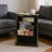 Wooden Frame Sofa Side Table，Top End Table