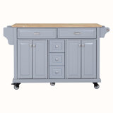 Makhel Wood Kitchen Island