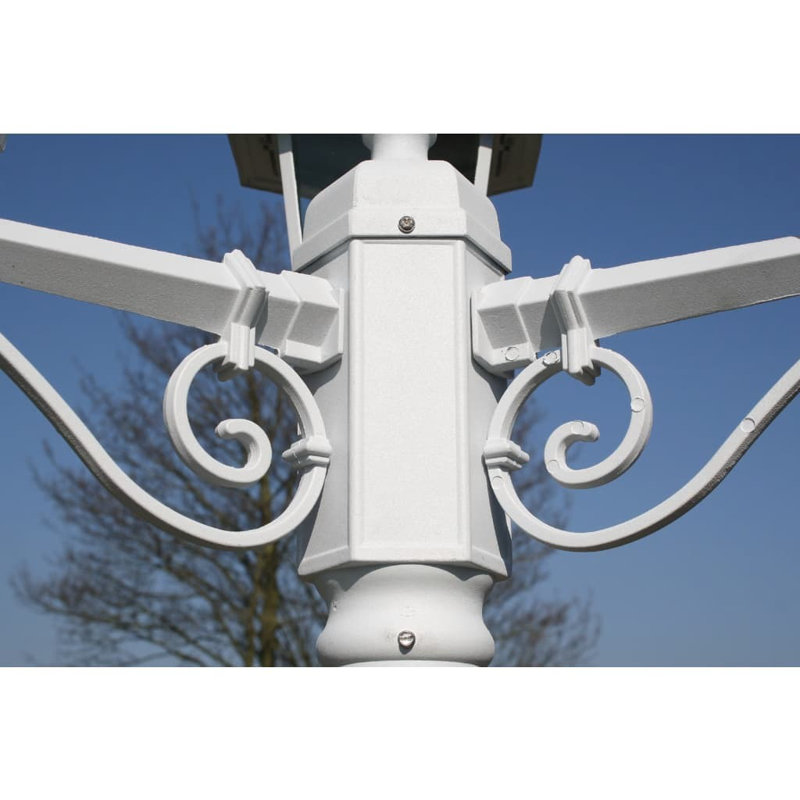 Romantico Lamp Post (Full), White