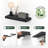 Furinno TANNA Floating Shelves for Wall Set of 2, 9 x 24 Wall Shelf, Wall Mounted Floating Shelf with Invisible Bracket, 2-in Thick Shelf, for Bathroom, Living Room, Bedroom, Home Office, Americano-125036128