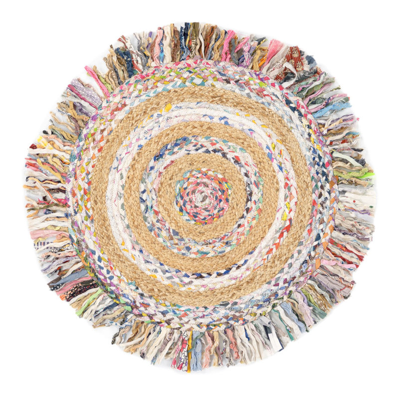 Tapis à volants, Rond 2 pi