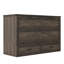 Grand lit escamotable style ferme avec station de charge, lit plateforme pliable avec grand tiroir de rangement pour chambre d'amis, petite chambre-72655660