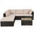 Amanuel 5 - Person Patio Conversation Set